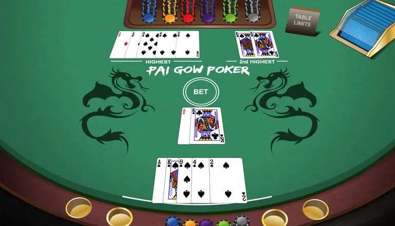 How can pai gow poker rounds progress?